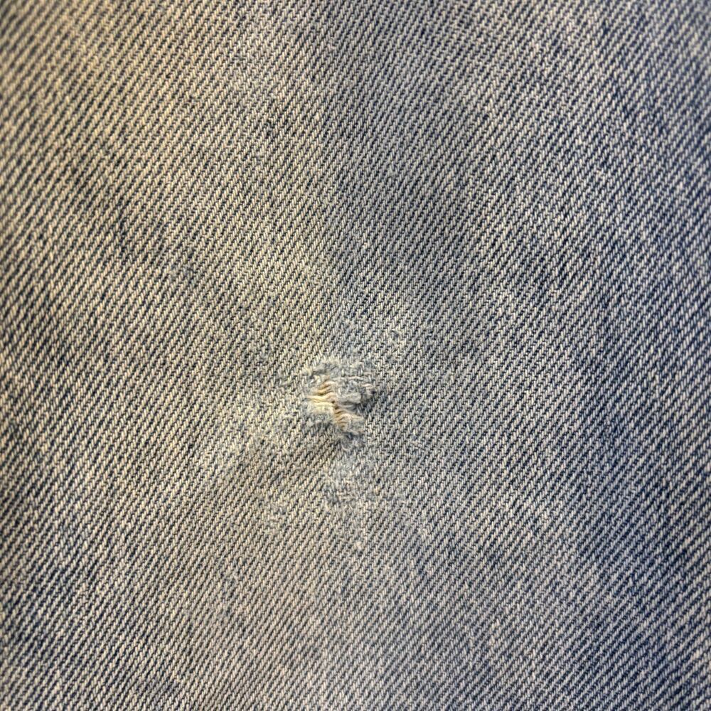 Vintage Lee Men’s Regular Fit Distressed Denim Jeans 36x29 Light Wash Grunge - Picture 5 of 8